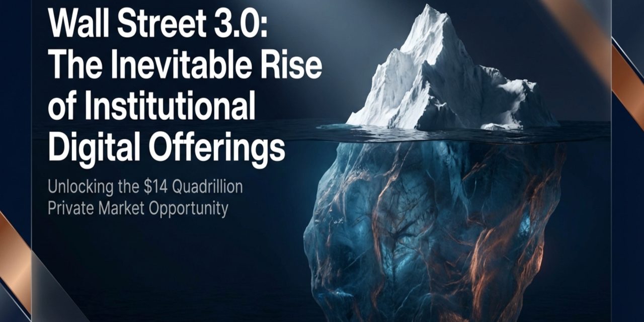 Wall Street 3.0- The Inevitable Rise of the “IDO” (Institutional Digital Offering)