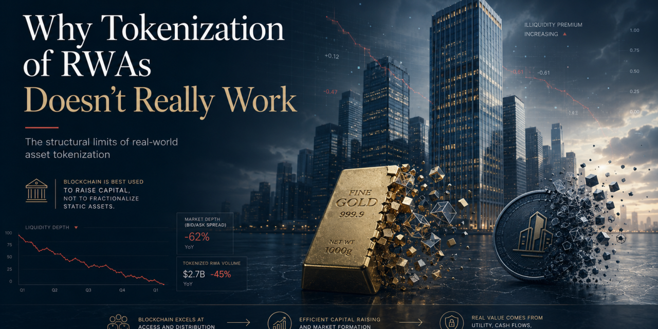 Why Tokenized RWA’s (Real World Assets) Don’t Really Work