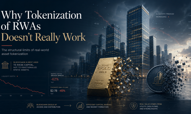 Why Tokenized RWA’s (Real World Assets) Don’t Really Work